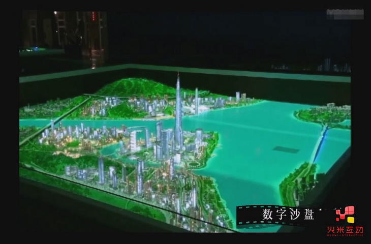 珠海十字門中央商務區數字沙盤